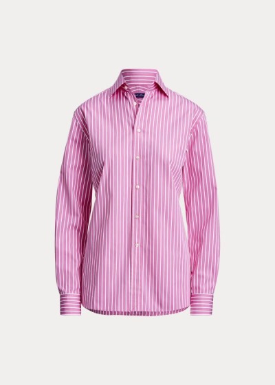 Camisa Ralph Lauren Mujer Rosas / Blancos - Rowland Boyfriend - KMQSJ9865